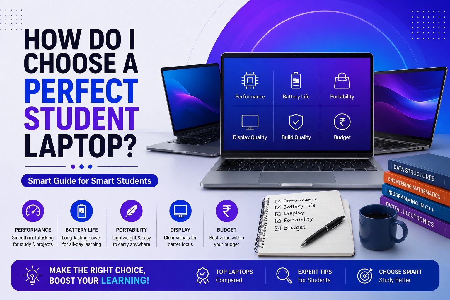 How do I choose a perfect student laptop
